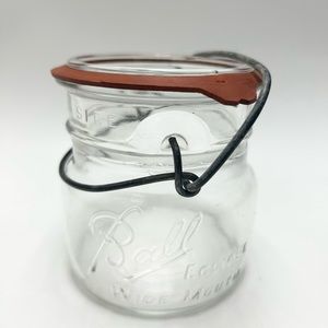 Ball - glass container without lid.